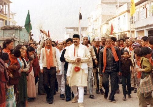 The second Padyatra, 'Jan Jagaran Padyatra' (People Awake! March) began on 11th March, 1985, from Gandhi Maidan, Siliguri (West Bengal)and finished in Gangtok, Sikkim